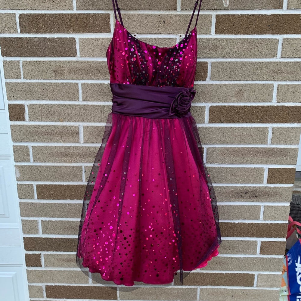 Pink & Purple Dress